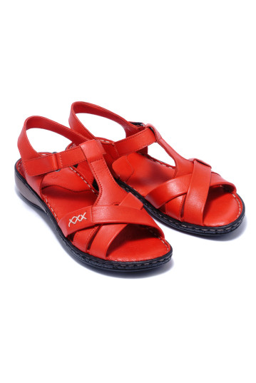 Женские босоножки Welfare 0638-015 RED LEATHER