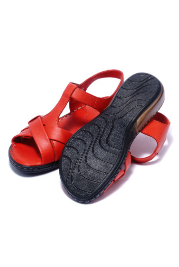 Женские босоножки Welfare 0638-015 RED LEATHER