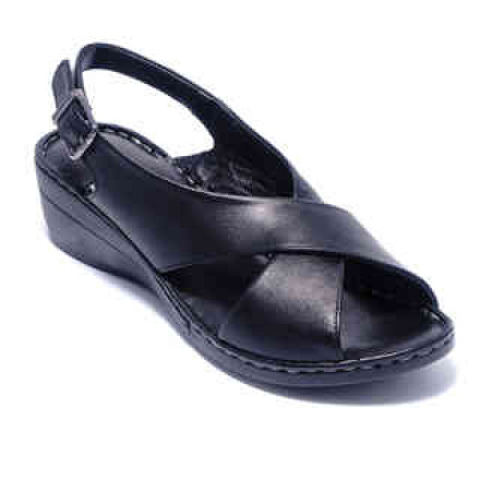 Жіночі босоніжки Welfare 0638-405 100 BLACK LEATH