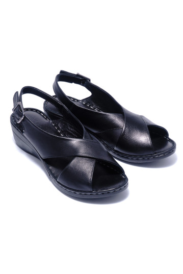 Женские босоножки Welfare 0638-405 100 BLACK LEATH