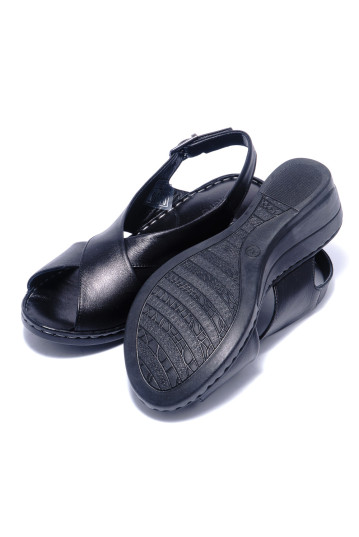 Женские босоножки Welfare 0638-405 100 BLACK LEATH