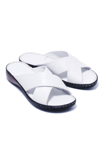 Жіночі босоніжки Welfare 0638-023 105 WHITE LEATH