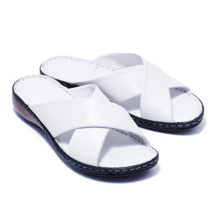 Жіночі босоніжки Welfare 0638-023 105 WHITE LEATH