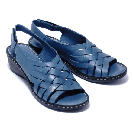 Жіночі босоніжки Welfare 0638-410 102 DENIM LEATH