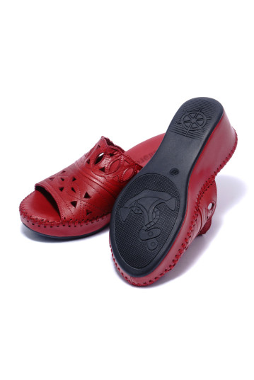 Сабо женские Welfare 0475-601. 18 BURGUNDY LE