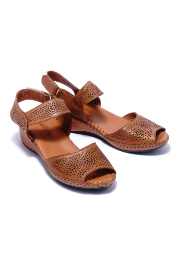 Женские босоножки Welfare 0475-014 33 TAN LEATHER