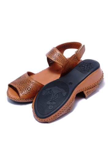 Женские босоножки Welfare 0475-014 33 TAN LEATHER