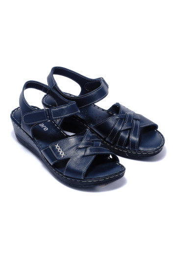 Женские босоножки Welfare 0219-1727-02 NAVY LEATHE