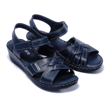 Женские босоножки Welfare 0219-1727-02 NAVY LEATHE