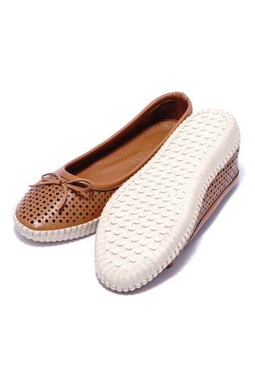 Балетки женские Welfare 0578-2051 TAN LEATHER