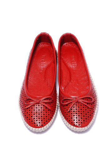 Балетки женские Welfare 0578-2051 RED LEATHER