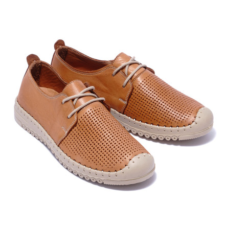Жіночі туфлі Welfare 0636-1026-L02 30 TAN LEATHER