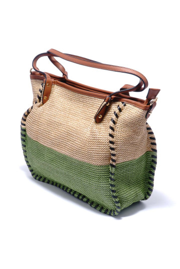 Сумка женская Welfare 1406-336 APRICOT/GREEN