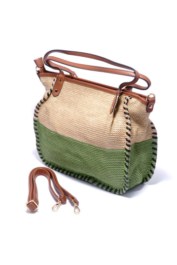 Сумка женская Welfare 1406-336 APRICOT/GREEN