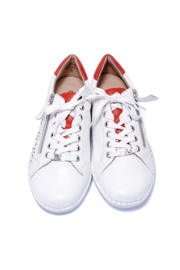 Кеди жіночі Caprice 9/9-23653/24 151 WHITE/RED