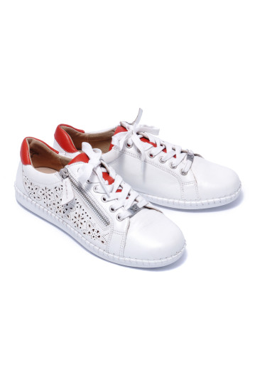 Кеди жіночі Caprice 9/9-23653/24 151 WHITE/RED