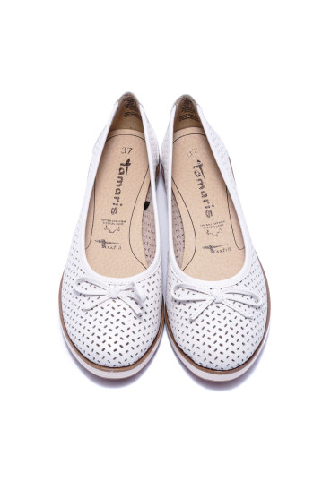 Балетки жіночі Tamaris 1/1-22121/24 117 WHITE LEATHER
