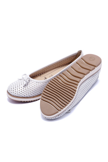 Балетки жіночі Tamaris 1/1-22121/24 117 WHITE LEATHER