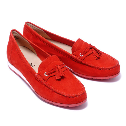 Мокасини жіночі Caprice 9/9-24250/24 524 RED SUEDE
