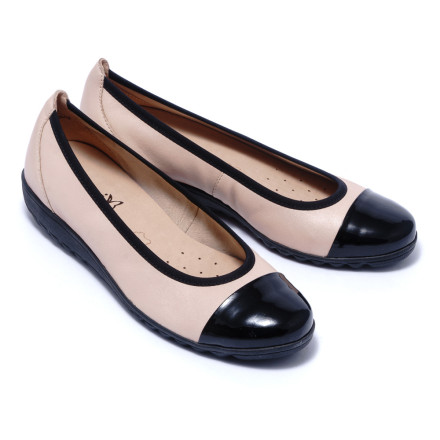 Балетки жіночі Caprice 9/9-22103/24 415 BEIGE/BLACK