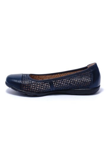 Балетки жіночі Caprice 9/9-22151/24 876 NAVY NAPPA