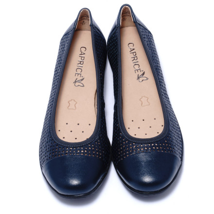 Балетки жіночі Caprice 9/9-22151/24 876 NAVY NAPPA