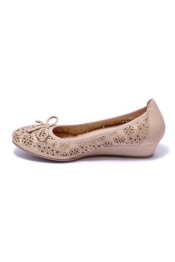Балетки жіночі Caprice 9/9-22500/24 401 BEIGE NUBUC