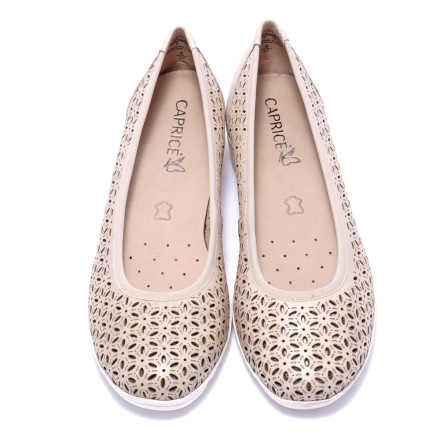 Балетки жіночі Caprice 9/9-22155/24 328 SAND NAPPA