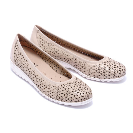 Балетки жіночі Caprice 9/9-22155/24 328 SAND NAPPA