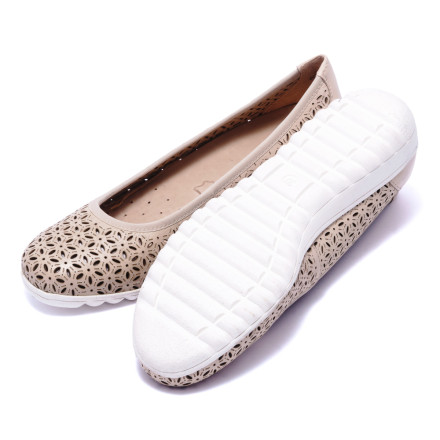 Балетки жіночі Caprice 9/9-22155/24 328 SAND NAPPA