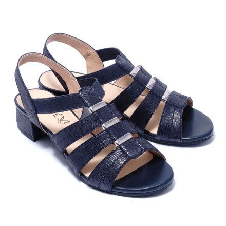 Босоніжки жіночі Caprice 9/9-28204/24 826 NAVY REPTILE