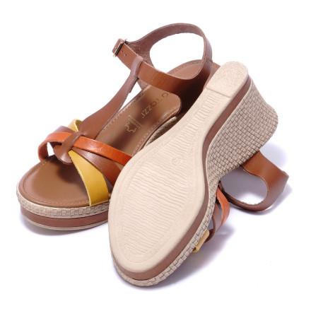 Босоніжки жіночі Marco Tozzi 2/2-28014/34 392 COGNAC COMB