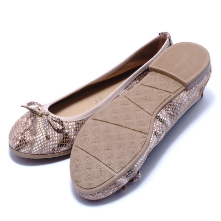 Балетки жіночі Marco Tozzi 2/2-22110/34 482 NUDE STRUCTURE