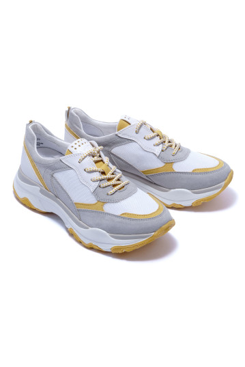 Кроссовки женские Marco Tozzi 2/2-23746/34 214 GREY/ SAFFRON