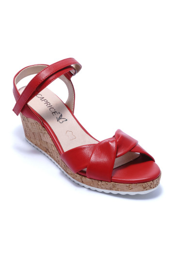 Босоніжки жіночі Caprice 9/9-28703/24 525 RED SOFTNAPPA