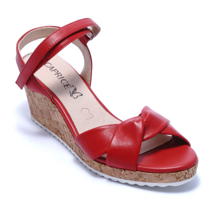 Босоніжки жіночі Caprice 9/9-28703/24 525 RED SOFTNAPPA