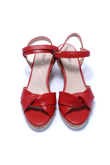 Босоніжки жіночі Caprice 9/9-28703/24 525 RED SOFTNAPPA