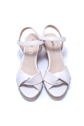 Босоніжки жіночі Caprice 9/9-28703/24 160 WHITE SOFTNAP.