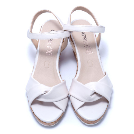 Босоніжки жіночі Caprice 9/9-28703/24 160 WHITE SOFTNAP.