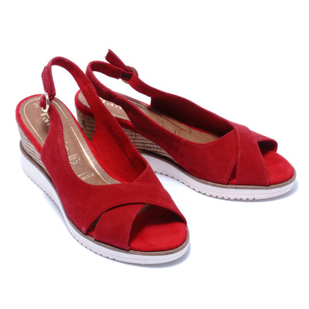 Босоніжки жіночіTamaris 1/1-28311/24 545 RUBIN SUEDE