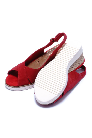 Босоніжки жіночіTamaris 1/1-28311/24 545 RUBIN SUEDE