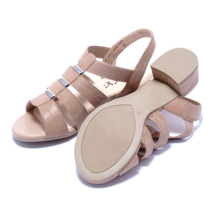 Босоніжки жіночі Caprice 9/9-28204/24 422 BEIGE REPTILE