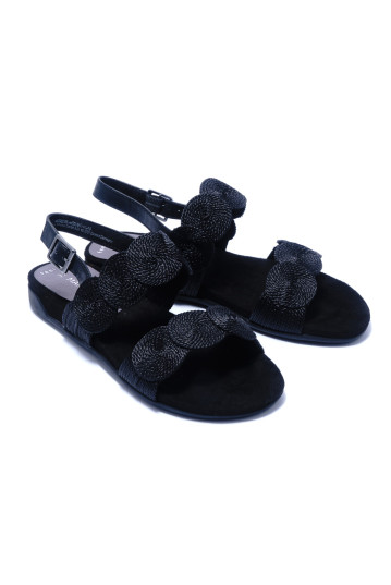 Босоножки женские Marco Tozzi 2/2-28440/34 011 BLACK MET.COMB