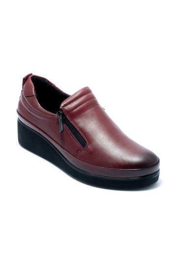 Туфлі жіночі Welfare 0260-020 BURGUNDY LEATHER