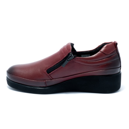 Туфлі жіночі Welfare 0260-020 BURGUNDY LEATHER