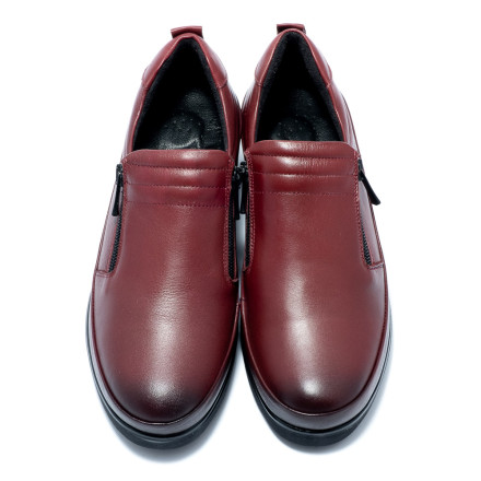 Туфлі жіночі Welfare 0260-020 BURGUNDY LEATHER