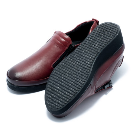 Туфлі жіночі Welfare 0260-020 BURGUNDY LEATHER