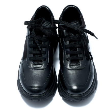 Кросівки жіночі Welfare 0449-12442 26 BLACK LEATHER