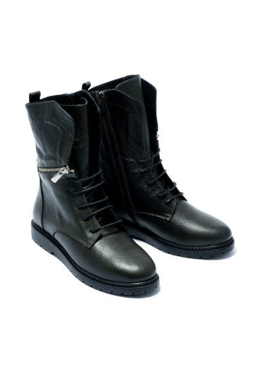 Ботинки женские Welfare 0106-4310 214 KHAKI LEATHER