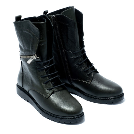 Черевики жіночі Welfare 0106-4310 214 KHAKI LEATHER